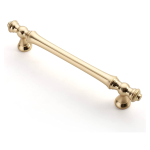 Asidrama 10 Pack 5 Inch(128mm) Brushed Brass Kitchen Cabinet Handles, Gold Cabinet Pulls Kitchen Cabinet Hardware for Cupboard Drawer Pulls