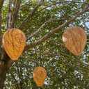 2 x 8 Pieces Wasp Nest Decoy Hanging Fake Wasp Nest Waterproof Material Hornet Decoy for Hornets (mix Color 8 pack)