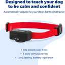 PetSafe Basic Bark Control Collar for Dogs 8 lb. and Up, Anti-Bark Training, Small, Medium, Large Breed, Static Correction, Canine - Automatic Dog Training Collar to Decrease Barking, PBC-102