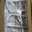 AUPSEN Kids Clothing Rack with Bottom Storage Shelf, Metal Toddler Dress Up Rack for Little Girls, Kids Dress Up Clothes Storage for Coats, Skirts, Dance Costume White