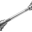 Bicycle Wheel Truing Stand Cycling Thru Axle Adapter Hub Repair Tool Suitable for 12mm, 15mm, 20mm Thru Hub. (Large, Silver)