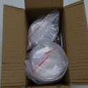 Happizza 25pcs Acrylic Clear Button Pins, 2.76 Inch DIY Button Badges, Custom Blank Photo Pin Buttons Badges for Personalized Crafts