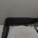 AIPERRO Stainless Steel Litter Box | XXL Deepened 8" Design Enclosed Box with Lid for Big Cats | High Sided, Anti-Urine Leakage | Non-Stick Bottom & Includes Litter Mat & Metal Scoop (Dark Gray)