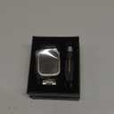 MioHHR Stainless Steel Watch Band with Case Compatible with Apple Watch Ultra3/2/1 Series 11 10 9 8 7 6 5 4 3 2 1 SE3/2/1, Metal Strap with Protective Cover for iWatch 49/46/45/44/42/41/40/38mm Men (Silver)