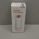 Portable Bottle Warmer for Travel, 12oz Large Capacity Fast Heating Breast Milk, Water & Formula On The Go Baby Bottle Warmer Accurate Temp Control with 4 Levels Long Battery Life for Car & Airplane (Orange)