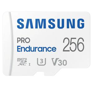 Samsung PRO Endurance 256GB MicroSDXC Memory Card with Adapter for Dash Cam, Body Cam, and Security Camera, Class 10, U3, V30 (‎MB-MJ256KA/AM)
