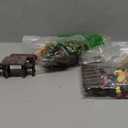 58 Pcs Mini Garden Accessories Set Fairy Village Miniature Fairy House Starter Kit Mini Terrarium Figurines Micro Landscape Mixed Model Tree Diorama Supplies for DIY Succulent Dollhouse Craft