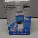 DONGKER Automatic Mouthwash Dispenser,3 Adjustable Dispensing Levels Mouth Wash Dispenser with 700ml Water Tank & 2 Magnetic Cups for Bathroom (White)