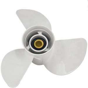 13 1/4x17-K Boat Motor Aluminum Propeller - Replaces 6E5-45945-01-EL - Compatible with Yamaha Outboard Engines 60HP 70HP 75HP 80HP 85HP 90HP 115HP 130HP - 15 Tooth-RH - Aluminum Outboard Propeller 13 1/4x17-K Boat Motor Aluminum Propeller - Replaces 6E5-45945-01-EL - Compatible with Yamaha Outboard Engines 60HP 70HP 75HP 80HP 85HP 90HP 115HP 130HP - 15 Tooth-RH - Aluminum Outboard Propeller