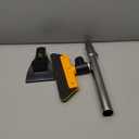 helloleiboo 43.7" Extendable Ice Scrapers for Car Windshield for 12 Adjustable Length Settings with Foam Grip and 360 Pivoting Brush Head Detachable Snow Brush for Truck SUV(Orange)