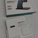 2025 Traveling Portable Wireless Fast Charger for Apple & Android Charging Station 3 in 1 Charging for iPhone17 16 15 14 13 12 11,Apple Watch & Air pods 4 3 2 Pro,Samsung Galaxy-Gifts for Family (White)