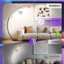 75" RGBW Corner Floor Lamp, Dimmable Arc Lamp with Remote & Foot Control