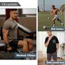 Waghaw Mens Mesh Shorts 6Inch/9Inch Inseam Mens Athletic Shorts Breathable Fabric for Gym and Workouts (XXL)