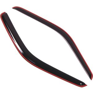 TuningPros in-Channel Window Vent Visors Rain Guards Compatible with Dodge Ram 3500 1994-2001 | Side Window Wind Deflectors Rain Shields | Smoke Tinted, 2 Pcs Set, DGWV-126i-3