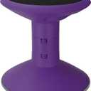 Storex Wiggle Stool  Active Flexible Seating for Classroom and Home Study, Adjustable 12-18 Inch Height, Violet (00307U01C)