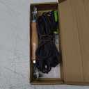 Screen Repair Kit/Tool, King&Charles Screen Roller Tool, Steel Roller with Bear, 32 ft Spline, Removal Hook, 3 in 1 Window Repair Kit, for Installing Door Window Mesh.