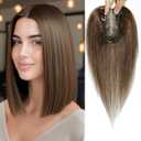Hair Toppers for Women with Thinning Hair Toppers for Women with Thinning Hair Toppers Hair Pieces for Women 10 Inch Hair Topper Hairline Topper for Women (Medium Auburn Brown)