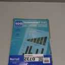 Samsill 100 Pack Transparent Printer Sheets, Projector Film, Clear Transparency Film for Laser Jet Printers, 8.5 x 11 Inch Sheets - Black Image Only