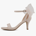 Delicious Everly ~ Women Ankle Strap Low Heel Bridal Dress Sandals