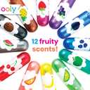 Ooly Scented Yummy Yummy Glitter Gel Pens Set of 12-1.00mm NIB Scented Glitter Pens for Kids and Adults, Art and Stationery Supplies