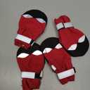 Waterproof Dog Shoes for Large Medium Dogs - Winter Snow Dog Booties Paw Protection with Adjustable Straps Rugged Anti-Slip Sole - Hiking Outdoors Pet Boots Paw Protectors Comfortable, Size 8