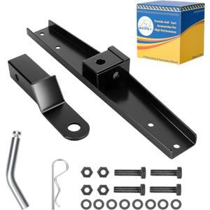 Golf Cart Trailer Hitch for EZGO TXT/Medalist Gas and Electric 1994-up, Heavy Duty Rear Bumper Trailer with Receiver, No Drilling Required
