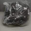 Fhiny Stray Cats Shelter, Waterproof Outdoor Cat House Foldable Warm Pet Cave for Winter Wild Animal Tent Bed Anti-Slip Kitten Cave for Feral Cat Dog Puppy Weatherproof Black (L:21.7"16"14.5")