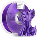 AMOLEN Silk PLA Filament 1.75mm 3D Printer filaments, Shiny Silver Grey Filament for 3D Printing, 1kg(2.2lbs) Spool, Compatible with Most FDM Printer