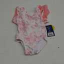 RuffleButts Baby/Toddler Girls Ruffle Strap One Piece Swimsuit w/UPF 50+ Sun Protection (18-24 Months, Bubblegum Pink Butterfly Garden Toile)