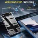 3 x PinLiSheng Anti-Yellowing Crystal Clear for iPhone Air Case [Military-Grade Protection] Shockproof Protective Hard Back Slim iPhone 17 Air Phone Case, Clear