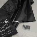 100% Blackout Curtain Window Cover for Bedroom 57x79Inch,No Drill Magnetic Blackout Blinds, DIY Cut Black Out Curtains for Nursery Bedroom, Media Room RV with Hook Loop Tape+Magnet Closure