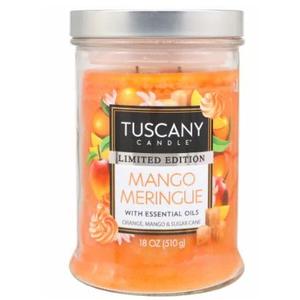 Tuscany® Limited Edition Scented Jar Candle Mango Meringue, 18 oz
