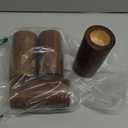 4Pcs Furniture Legs 4" Bed Riser Solid Wood Sofa Supporter Couch & Table Lifter, Brown