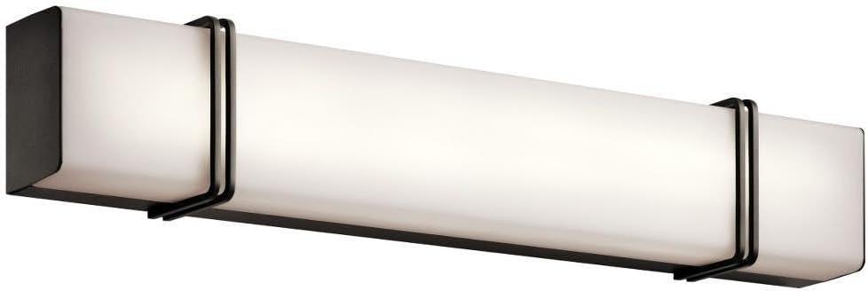 Kichler Impello LED Bathroom Vanity Light, Olde Bronze, Medium