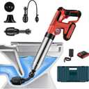 Electric Toilet PlungerDrain Clog Remover Tools,High Pressure Air Toilet Plungers Heavy Duty Plunger For Toilet,Bathroom,Floor Drain,Sewer,PipeRED
