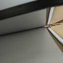 Niccy 32" Half Moon LED Mirror for Bathroom, Backlit/Front Lighted, Irregular 1/4 Round Lighted Mirrors with Bedroom Wall-Mirror, Frameless Mirrors for Entryway, Anti-Fog, Dimmable, Makeup-Mirrors