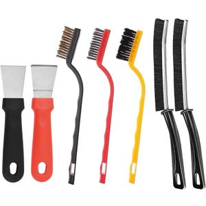 2 x Crevice Cleaning Brush Set Groove Gap Cleaning Tool for Cleaning KitchenHard Bristle Cleaning Supplies for Kitchen (colourful-7pcs)