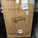 ANGELBLISS Baby Bassinet Bedside Sleeper, Easy Folding Portable Bassinet for Baby with Wheels, Adjustable Height, Included Mattress (Beige)
