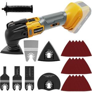 Oscillating Multi Tool for DeW 20v Max Battery, Brushless, 6 Variable Speed, Cordless Oscillating Tool, Multiusos, 22 Pcs Multi Tool Kit Cutting, Sanding, Scraping (Battery Not Included)