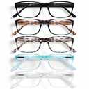 Gaoye Professional Reading Glasses for All Day - Computer Readers with Blue Light Protection - Value Pack