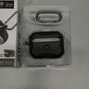 SwitchEasy Defender+ AirPods Pro Locking Case 2nd Generation & 1st Generation - Wireless Charging Case with Phone Stand, Shockproof Protection for Apple AirPods, AirPod Pro Case with Lock - Space Gray