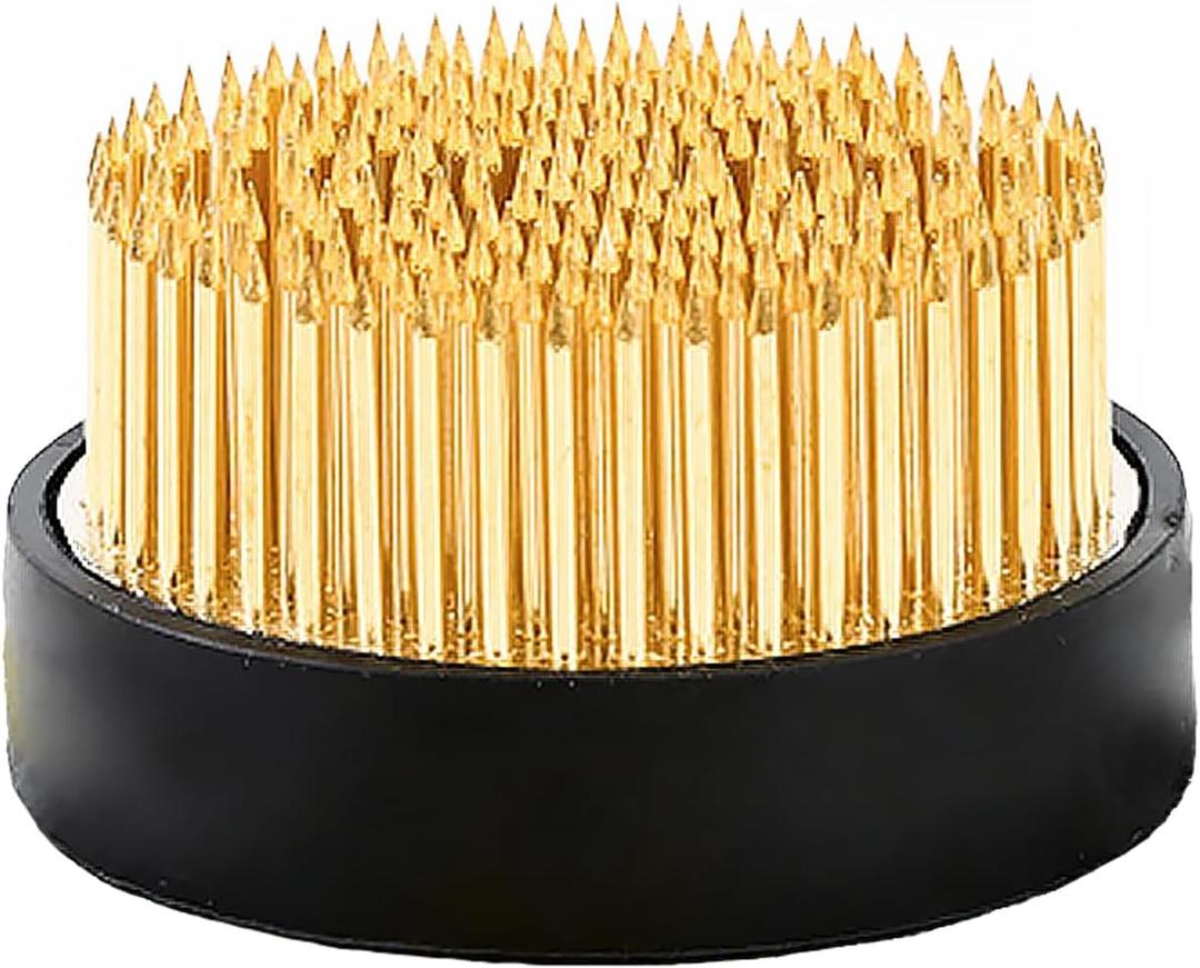 Generic Flower Frogs Steel Needle Floral Frogs for Arrangements Vase Frog Reusable Floral Arranging Tool Home DIY Craft2.4inch, Copper