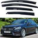 IG Window Visors Fit for 2008-2014 Mercedes-Benz C-Class, Out-Channel Rain Guards Vent Wind Deflectors 4PC, Car Accessories for 2008-2014 Mercedes Benz C200 C230 C250 C300 C350 C63
