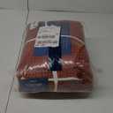 Bedsure Cotton Duvet Cover Queen - 100% Cotton Waffle Weave Burnt Orange Duvet Cover Queen Size, GentleSoft and Breathable Bedding Set for All Season, 3 Pieces, 90"x90"