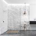 Brushed Nickel Shower Faucet GGStudy Single Function Shower Trim Kit with Rough-in Valve Shower Set Bath Rainfall Shower Faucet System 8inch Square Stainless Steel Metal Shower Head