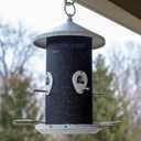 Cottage Garden Hanging 12 inch Whitewashed Finish Heavy Duty Mesh Metal 3 Lb. Bird Feeder