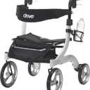 Drive Medical Nitro Clip-On Cup Holder for Walker Rollator, 6 x 4 x 3.5 Inch, Black