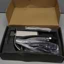 Bathroom Faucets Brushed Nickel Waterfall Bathroom Sink Faucet Modern Single Handle Bathroom Faucet for 1 or 3 Hole Mxier Tap Washbasin Faucet with Deck, Pop-up Drain and Supply Hoses