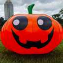 Thanksgiving Party Decorations Inflatable Pumpkin Shape Remote Control Led 23 Inches Pumpkin for halloween Holiday Outdoor Yard Indoor Hanging Decorations with Waterproof Multicolor (23" Cute Pumpkin)