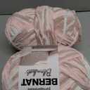 Bernat Blanket Super Bulky Acrylic Yarn - 2 Pack of 300g/10.5oz #6 Chunky Chenille Heavy Weight Yarn for Knitting and Crocheting, Amigurumi, Thick Blankets (Salmon Sand Varigates, 220 Yards 2-Pack)